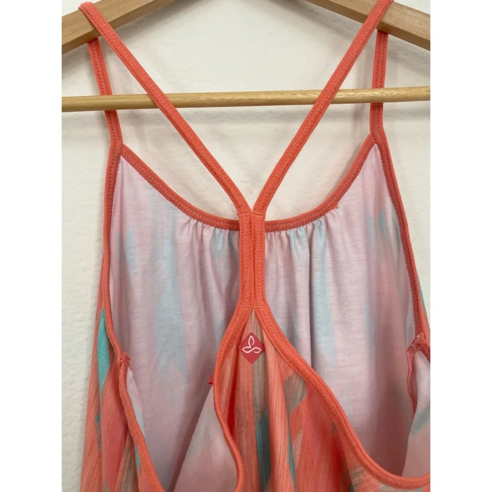 PrAna • Andie Abstract Print Thin Racerback Strap Activewear Tank Top - Picture 11 of 14